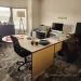 Grey U/C Suite Office Desk w/ Storage & P-Shape Runoff 96x108
